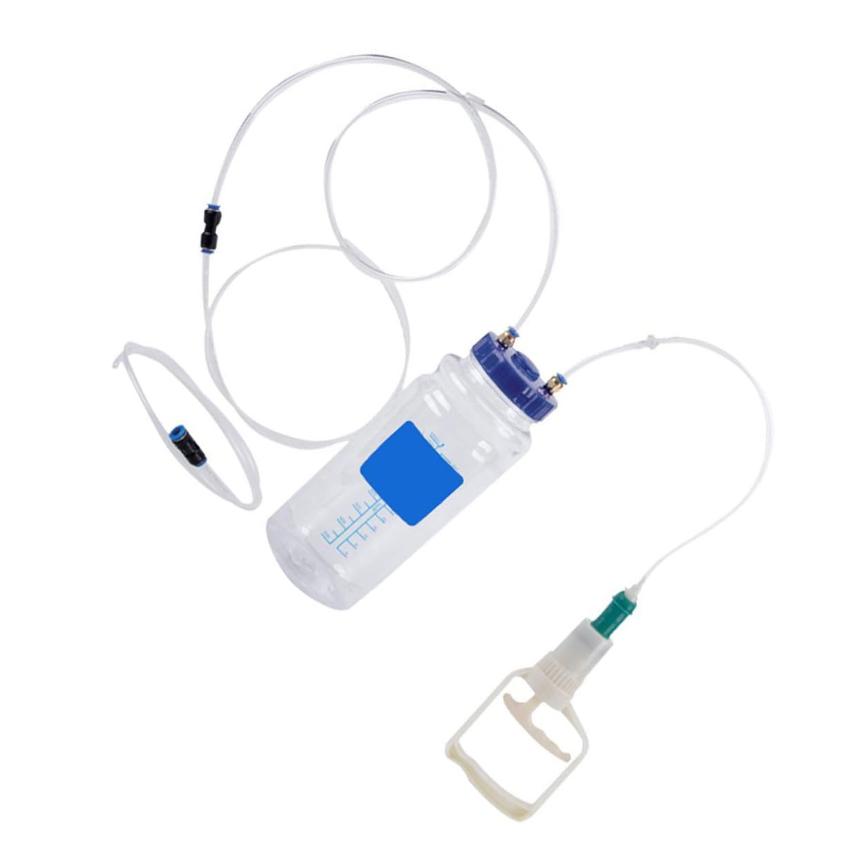 Cabilock Kit Bomba Extractora de Aceite Manual para Coche Herramienta de Reparación con Depósito Cierre de Presión Negativa para Mantenimiento Automotriz