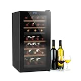 Wintem Cantinetta Vino Refrigerata Elegante - Doppia Temperatura Personalizzabile, Frigori...
