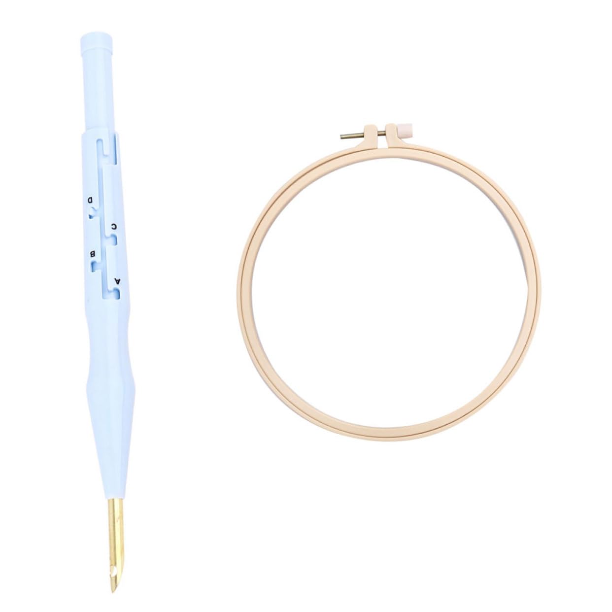 DIYEAH 2sets Strumenti Per Ricamo Kit Di Punch Needle Per Principianti Con Thread Colorati e Design Panda Per Attività Creative Per Ragazzo Ragazza e Adulti