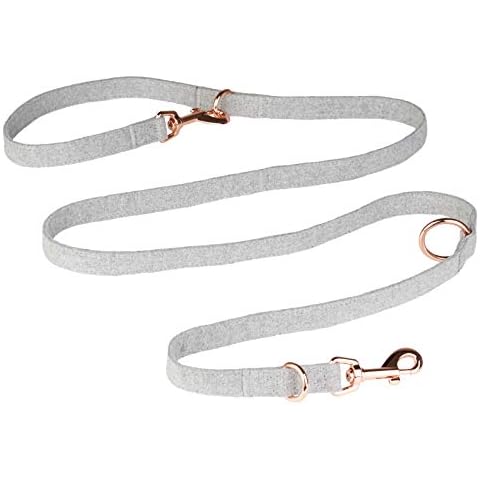 Thoroughbeds Grey Tweed Dog Training Lead Cover