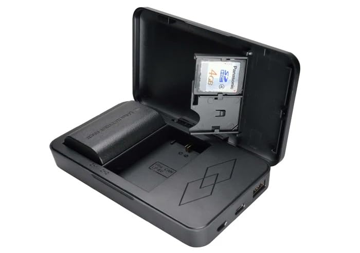Cargador EN-EL15 para Nikon con power bank y portatarjetas SD