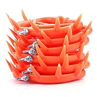 6 Stücke Kuh Nasenring Rinder-Nasenring, Kuh Absetzen Nutztier Absetzen Kunststoff-Kuh-Nasenring Animal Weaner Kunststoff-Entwöhnungsausrüstung Für Für Kuh Vieh Verhindern Saugen