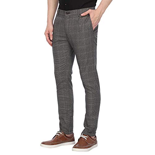 Image of blackberrys Mens 4 Pocket Check Trousers