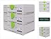 Produktbild Festool Systainer Set 3x SYS3 M 137 (3x 204841) 10,4 Liter 396x296x137mm Werkzeugkoffer koppelbar