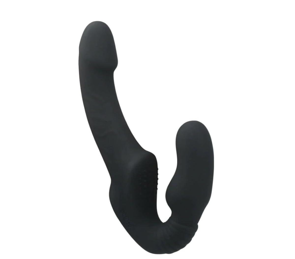 Vibrating Double Penetration Silicone Strapless Strap-On shaftVibrator BD84448