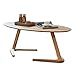 Produktbild Couchtisch, Sofa, Tisch Oval Bamboo Snack-Night-Stand Sofa Beistelltisch Laptop-Computer-Schreibtisch-Job Schreiben for Büromöbel Mehrzweckcouchtisch (Farbe: Braun, Größe: 120X60X45CM) WKY