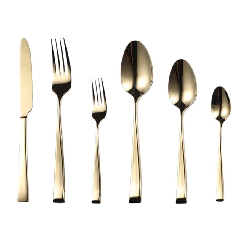 Ménagère 24 pièces suspendue pour repas de famille et décoration de cuisine moderne