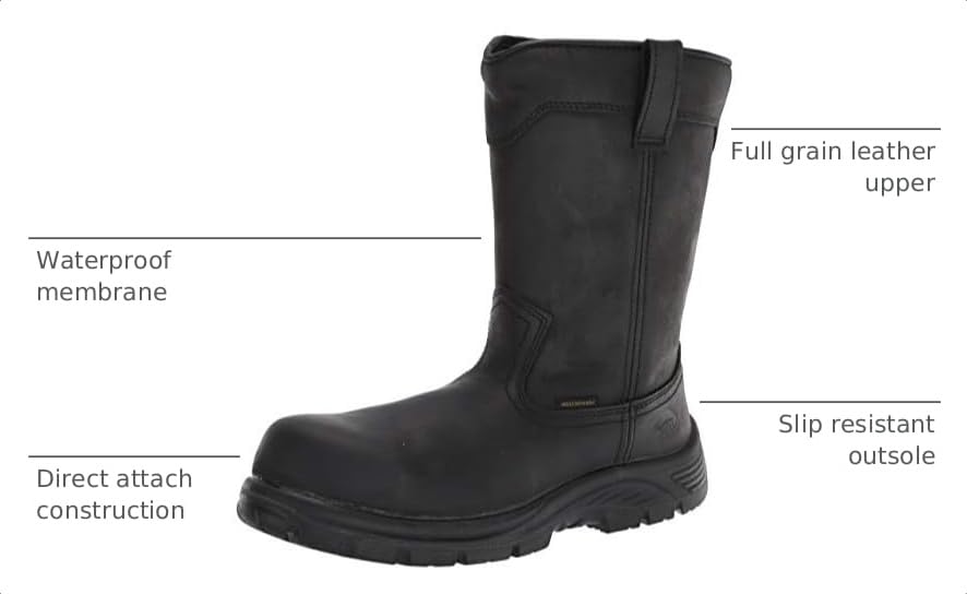 Image of Avenger Work Boots Framer A7847 Men's Comp Toe EH Waterproof Wellington Work Boots