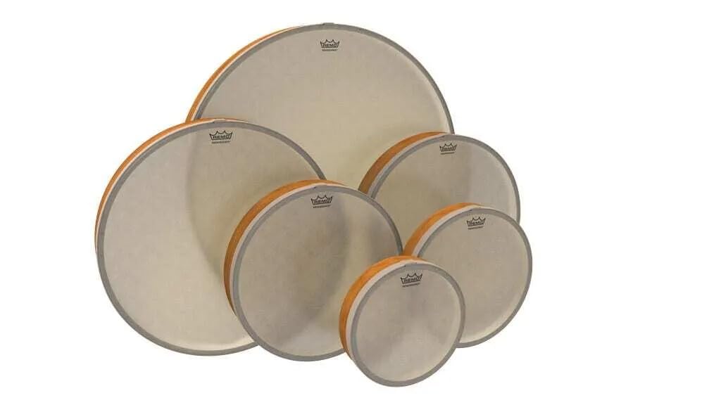 Amazon.com: REMO Frame Drums, RENAISSANCE®, 6-Piece Pack, 8