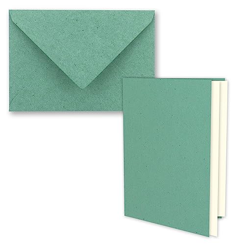 Cartes pliantes kraft B6 pour écrire facilement vos messages et voeux
