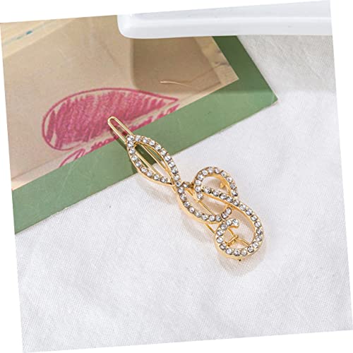 FRCOLOR 6 Pçs Presilhas De Strass Para Grampos De Cabelo Femininos Grampos De Cabelo De Strass Pérol