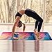ALAZA Pink Yellow Blue Rainbow Color Yoga Mat Non Slip Fitness Exercise Mat, Workout Mat for Yoga, Pilates and Floor Exercises