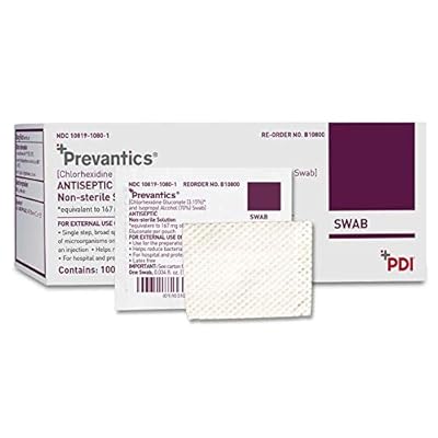 Pdi Chlorascrub Swabs - Model B10800 - Box of 100