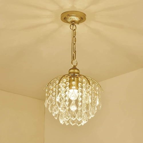 Plafonnier suspendu élégant cristal pour chambre