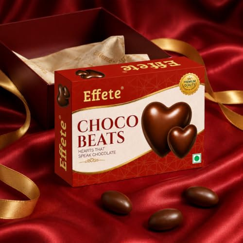 Image of Oblivion Evil Eye Rakhi Set of 2 for Brother with Effete Choco Beats Heart-Shaped Chocolates, Pearl Beads, Roli Chawal, Shagun Coin and Greeting Card - Rakhi Festival Gift Hamper