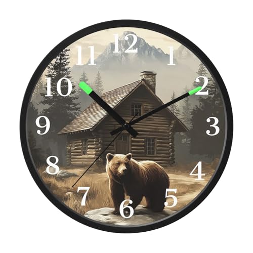 Reloj de pared luminoso silencioso de 12 in acrílico miniatura 1