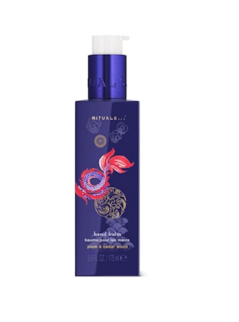 Rituals The Legend of the Dragon Hand Balm plum & cedar wood 175ml, Blue, 175 g (Pack of 1)