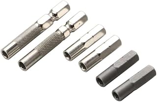 Fastlink;Enhance Tool Efficiency: 6-Piece 1/4" to 4mm Screwdriver Bit Adapter Set for Home & Auto Repair