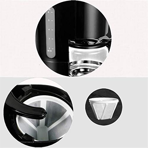 KJFSTJHMM Haushalt Kleiner halbautomatischer Filter-Kaffeemaschine, Anti-Tropf-Design, Abnehmbarer Filter, warmes… – Bild 8