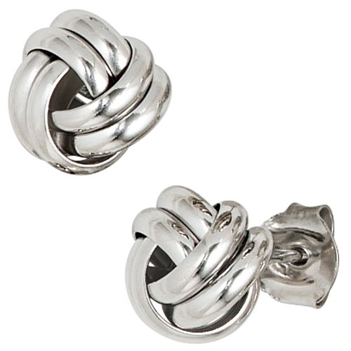 Preisvergleich Produktbild JOBO Ohrstecker 925 Sterling Silber rhodiniert Ohrringe