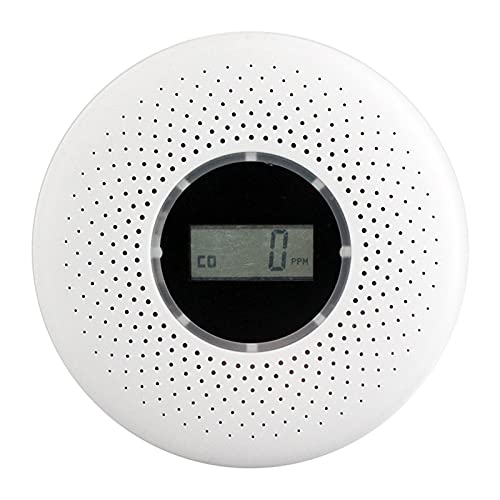Combinação e Monóxido de Carbono com Display Som e Alarme Flash e LED Indicando Alarme Inteligente e