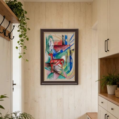 Impression sur toile Franz Marc deco murale premium 20cm - 6