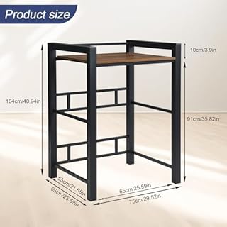 YUODIJIO Support Machine a Laver Réglable en Hauteur sur 3 Positions, Superposition Lave Linge Seche Linge, Charge de 350kg, Support Lave Linge pour Buanderie De Bain (Noir)