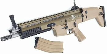 Amazon.co.jp: WE SCAR-L ガスブローバック ガスガン オープンボルト