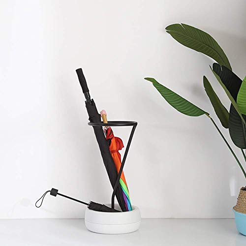 Support de parapluie compact rangement entrée tube acier stable