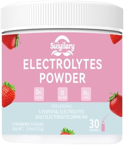 Sugar-Free Electrolyte Powder Drink Mix, Daily Hydration Powder w...