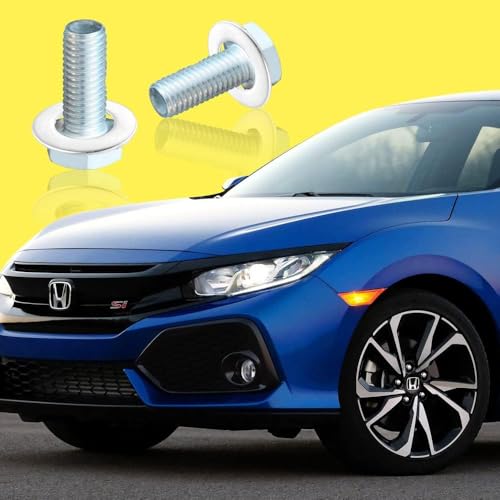 Image of 100PCS Oil Drain Plug Gasket,14mm Aluminum Engine Oil Plug Washer with Lasting Sealing,OEM#94109-14000 Crush Washer Oil Drain Plug Compatible with Honda Civic CRX Acura CL MDX (100PCS)