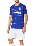 nike match classic white 100% Polyester (Recycled) Nike 2018-2019 Chelsea Vapor Home Match Shirt