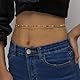 INGJIA 8Stücke Elastische Taille Perlenketten Bunte Bauchperlen Bunte Perlenkette Geschichtet Perlen Körperschmuck Strass Bauchketten Afrikanische Taille Perlen für Frauen Mädchen