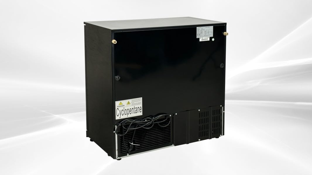 Cooler Depot Beer Back Bar Cooler 2 Door 35 Inch Commercial Refrigerator 35 Inch Black Beverage Cooler Counter Height 35 Deg-46 Degf With 2 Glass Door on Fridge.com - View 6