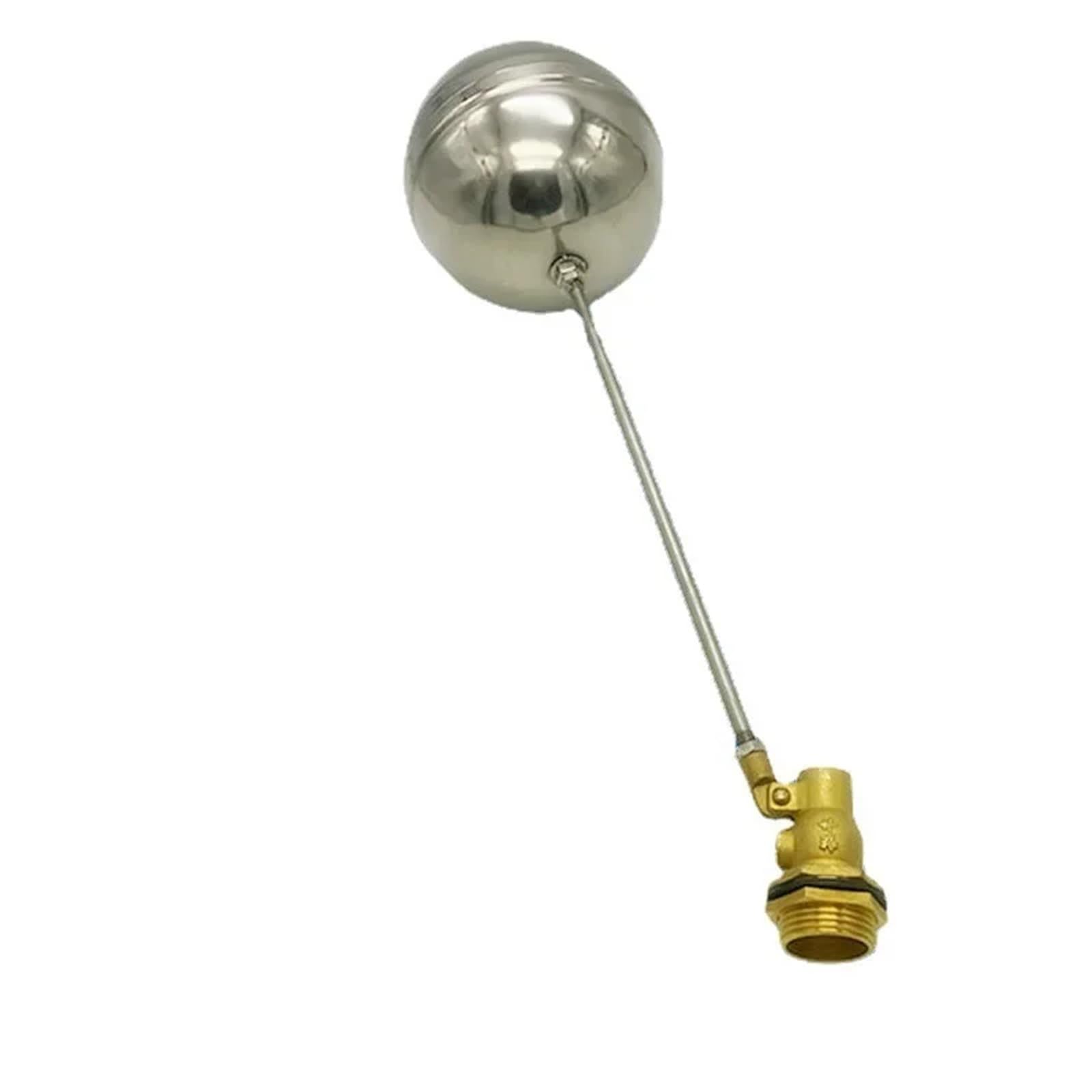 DN15/20/25/32/40 Schwimmerventil aus Messing, 1,3 cm, 1,9 cm, 2,5 cm, schwimmender Kugelschaft, Durchflusskontrolle, Spülkasten/Ausgleichsbehälter