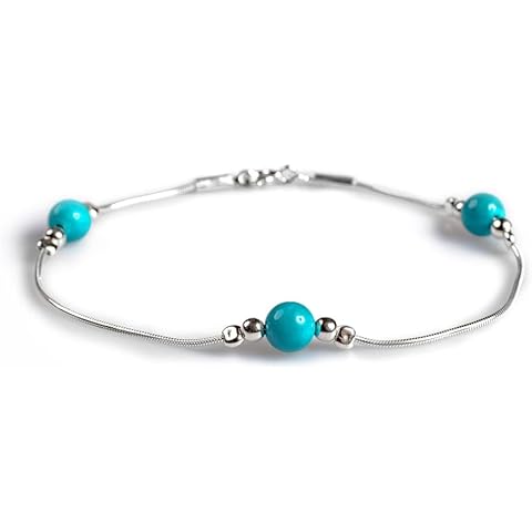 HENRYKA Sterling Silver & Turquoise Bracelet Cover