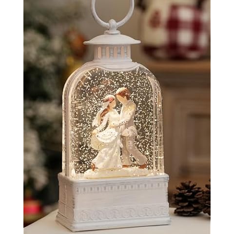 Lighted Snow Globe for Weddings and Valentines Cover