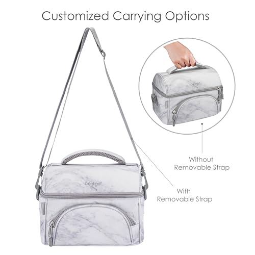 Image of Bentgo Deluxe Insulated Lunch Bag with Adjustable Strap & Outer Pocket