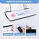 Hivexagon Whiteboard für den Schreibtisch mit 4 Fächern, Steckplatz für Telefon-/Tablet-Halterung + zusätzliches magnetisches Mini-Whiteboard und Zubehör, perfekt für Memos und To-Do-Listen