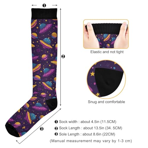 Image of Wusikd Pirate Skulls Compression Socks for Women and Men Circulation Cute Long Socks for Athletic Running 1