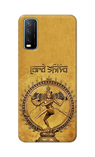 Image of PRINTFIDAA Lord Shiva As Nataraj Printed Designer Hard Case for Vivo Y20 / Vivo Y20i / Y20s / Y20G / Vivo Y12s / Y20S (G) Back Cover -(e) RPM1004