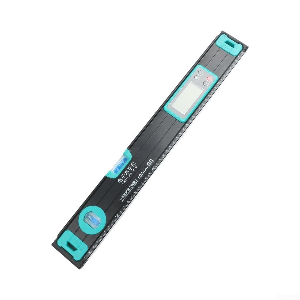 Goniometro Digitale 300mm Livella Elettronica LCD Precisione ±0.05° per Muratori Rilevazione Angoli (500mm)