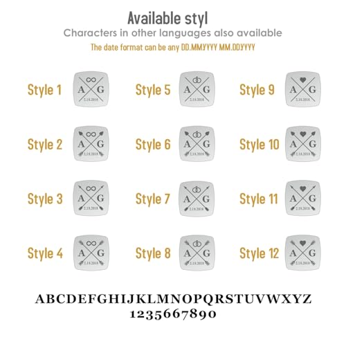 Mancuernillas de oro personalizadas para hombre miniatura 4
