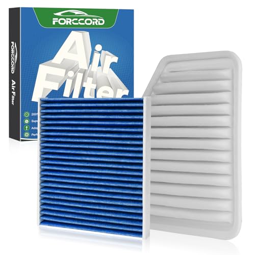 Forccord Cabin & Engine Air Filter Fit for Toyota Camry