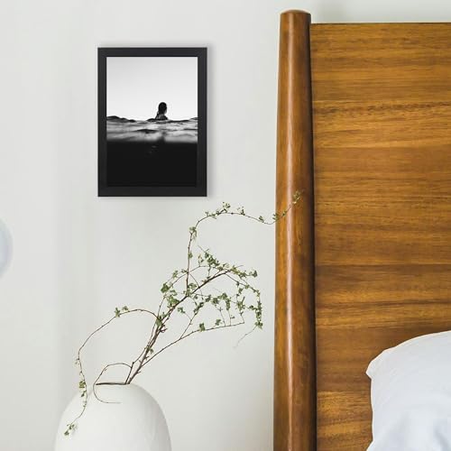 KAIWIN Black 6x4 Inch Picture Frames Set of 4, with Acrylic Glass for Table Top Display and Wall Mounting Photo Frame - Image 2