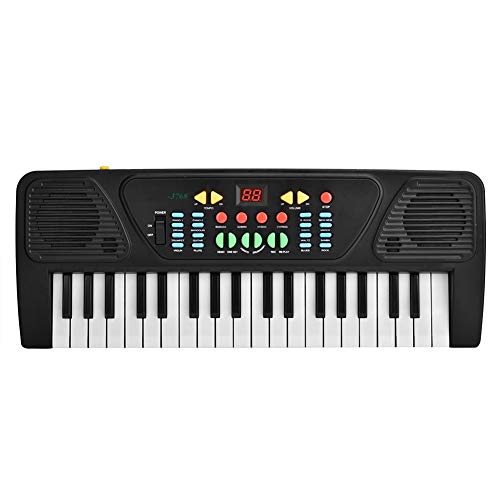 JTLB Piano électrique Multifonctionnel de Clavier électronique de Musique numérique de 37 Touches pour l’étudiant de Piano avec l’instrument de Musique de Fonction de Microphone - Les Beatles, Paul McCartney, John Lennon, RIngo Starr, George Harrison JTLB Piano électrique Multifonctionnel de Clavier électronique de Musique numérique de 37 Touches pour l'étudiant de Piano avec l'instrument de Musique de Fonction de Microphone – Image 3