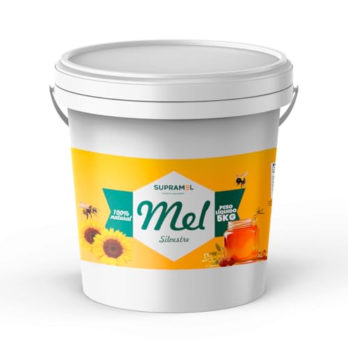 Mel 100% Puro Abelhas Silvestre Supramel - Balde 5 Kg