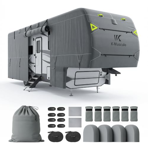 K-Musculo 5th Wheel RV Cover 33-37FT