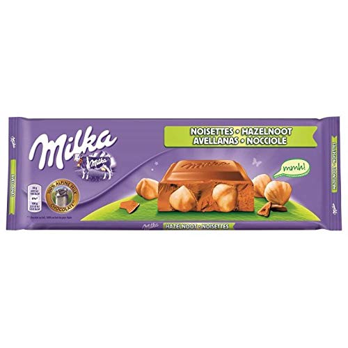 Milka - Leche Avellanas Enteras 270G - Lait Noisettes Entières 270G - Precio Por Unidad - Entrega Rápida