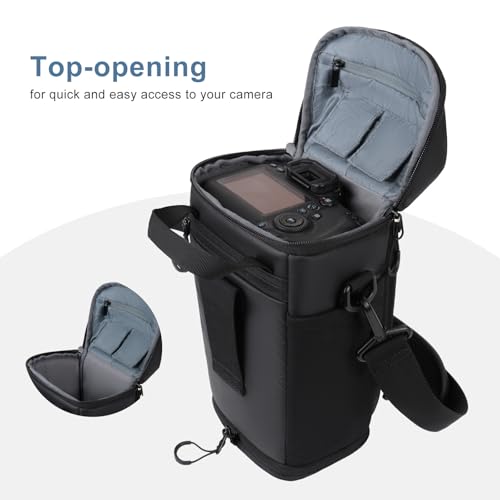 Bolsa para cámara MOSISO para DSLR y SLR negra miniatura 4